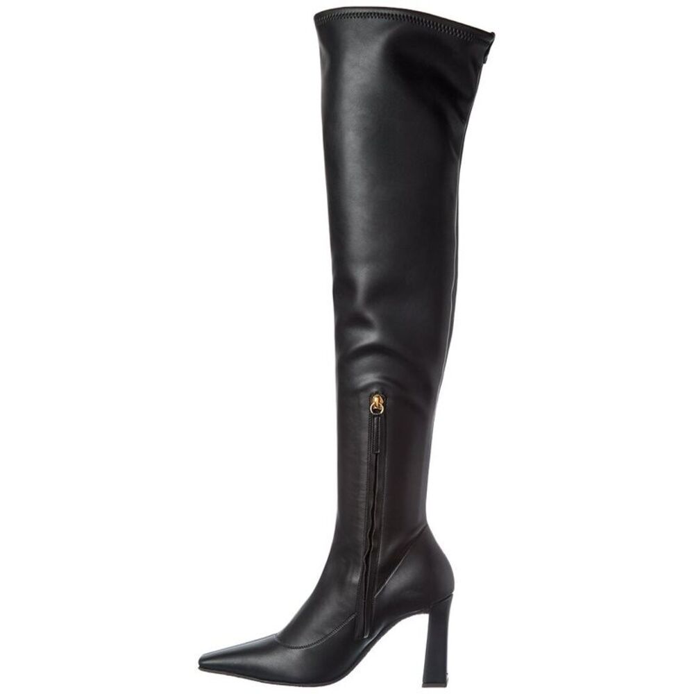Giuseppe Zanotti Brenda 90 Leather Over-The-Knee Boot, Black - Picture 2 of 5